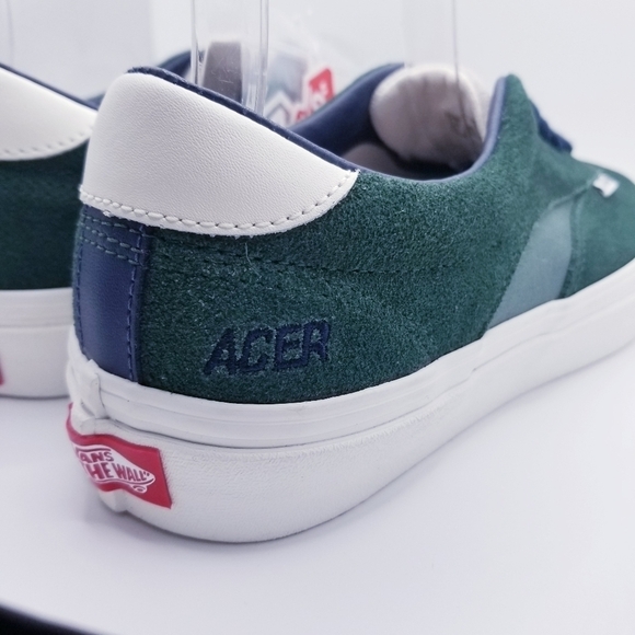 Vans Acer Ni SP Ultracush Dark Green Suede Sneakers NWT Men 9 Women 10.5 - Picture 7 of 11